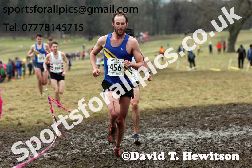 Senior men, 2018 Northern Cross Country Champs., Harewood House, Leeds. Photo: David T. Hewitson/Sports for All Pics